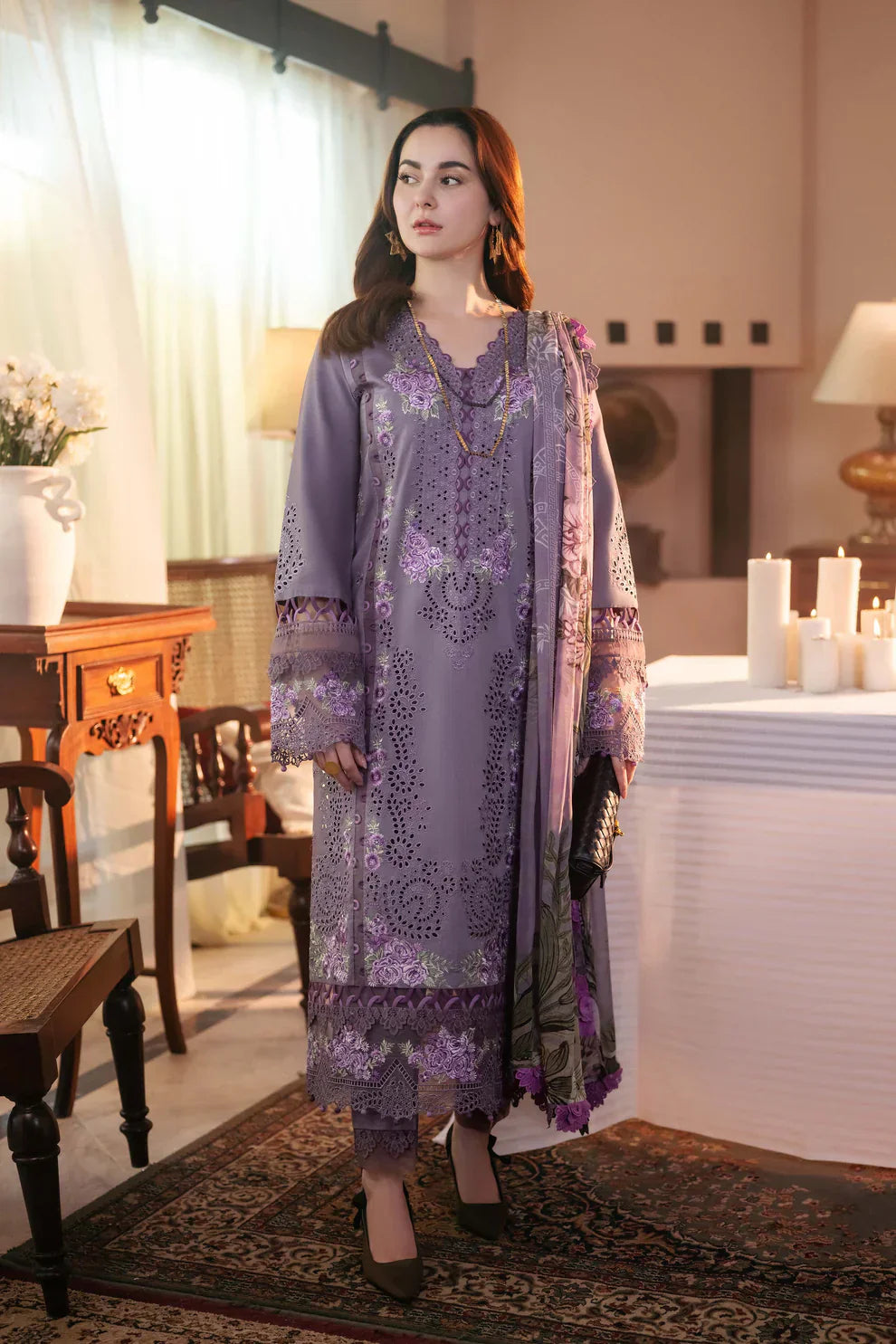 JADE-3PC DHANAK EMBROIDERED SUIT GUL22
